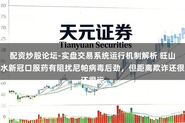 配资炒股论坛-实盘交易系统运行机制解析 旺山旺水新冠口服药有阻扰尼帕病毒后劲，但距离欺诈还很远