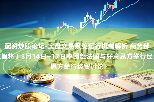 配资炒股论坛-实盘交易系统运行机制解析 商务部：何立峰将于3月14日—17日率团赴法国与好意思方举行经贸讨论